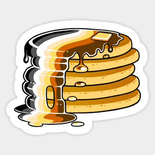 Bear Pride Flag Pancakes LGBT Sticker